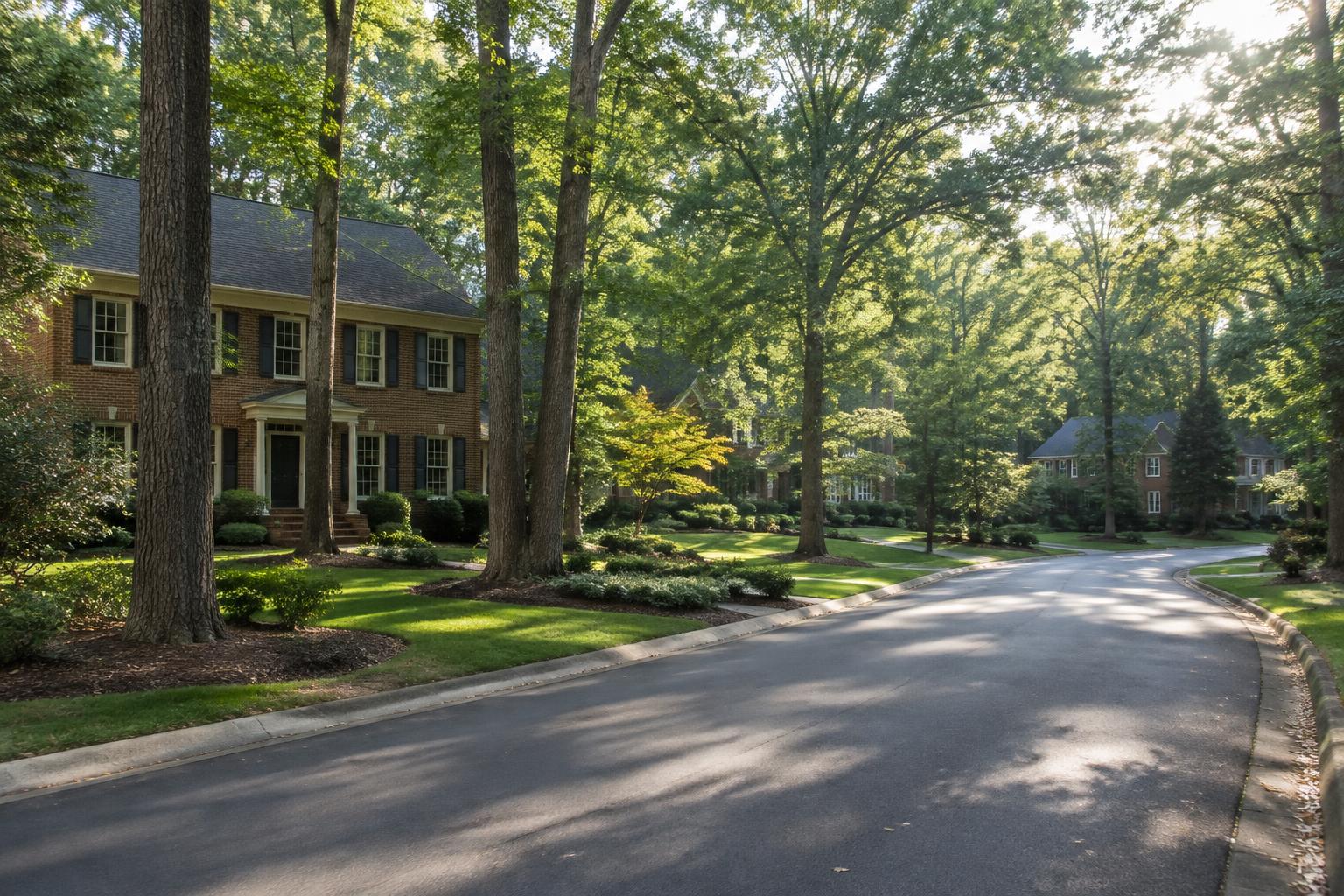 Streets and roads in Burke, VA
