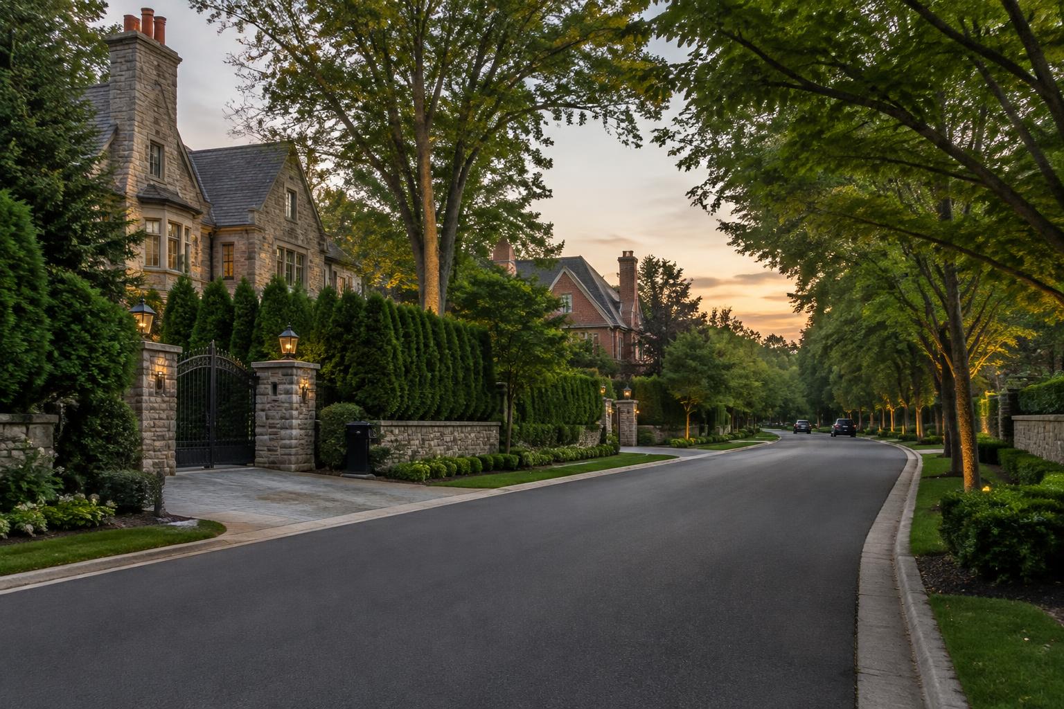 Streets and roads in McLean, VA