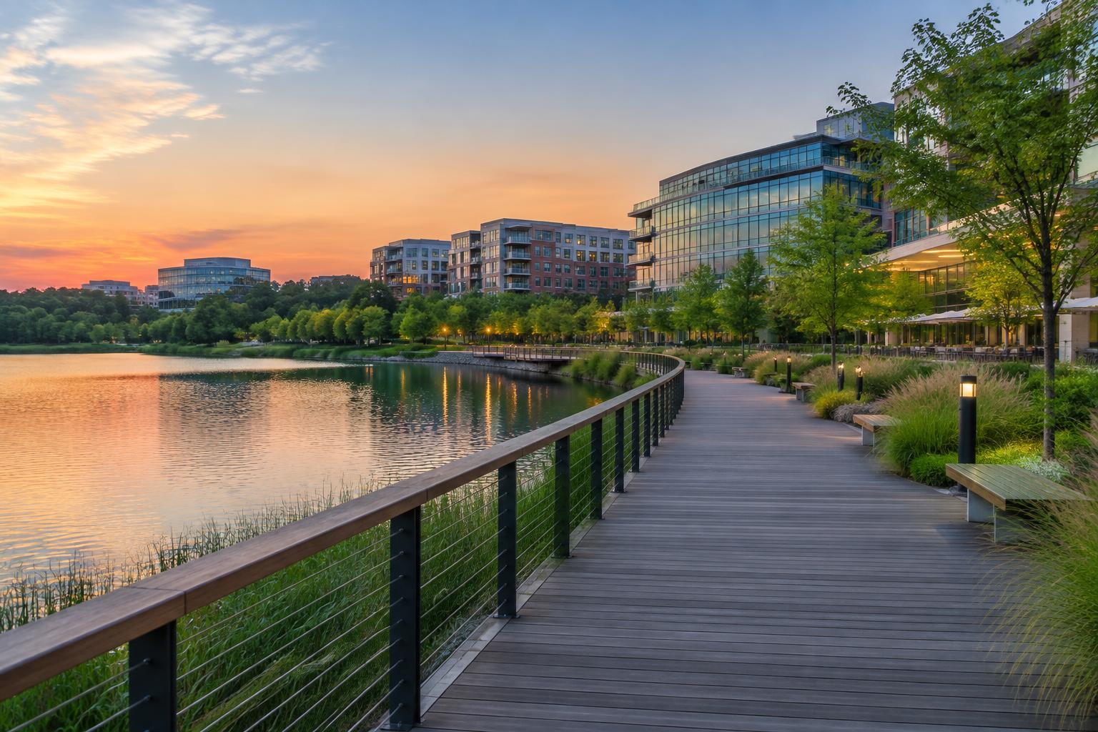 Streets and roads in Reston, VA